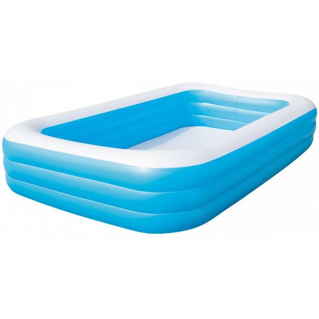 Oppblåsbart badebasseng