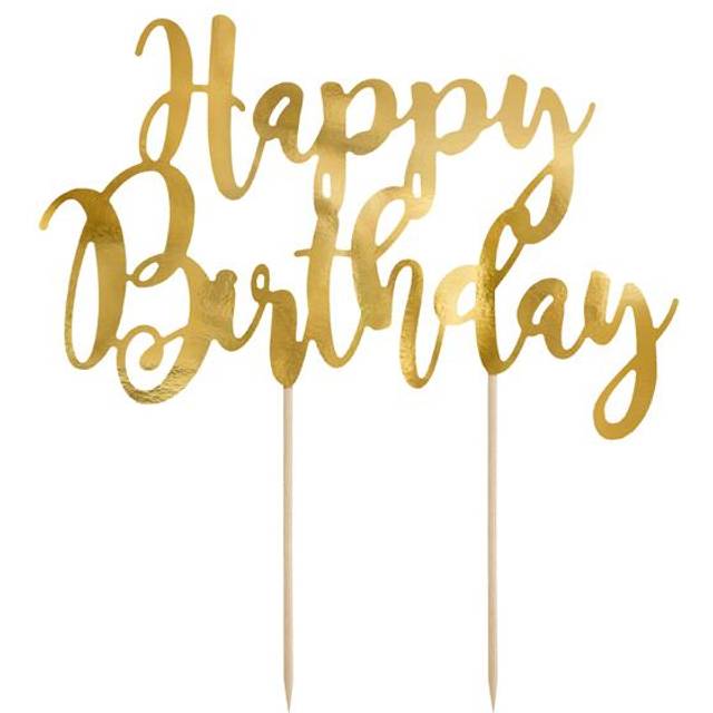 Kakepynt happy birthday