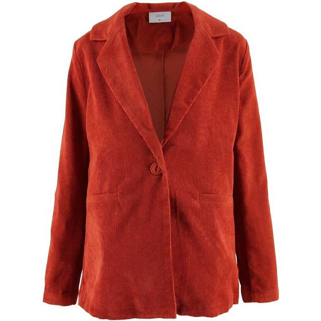 Grunt Blazer Fløyel Sigga - Rusten