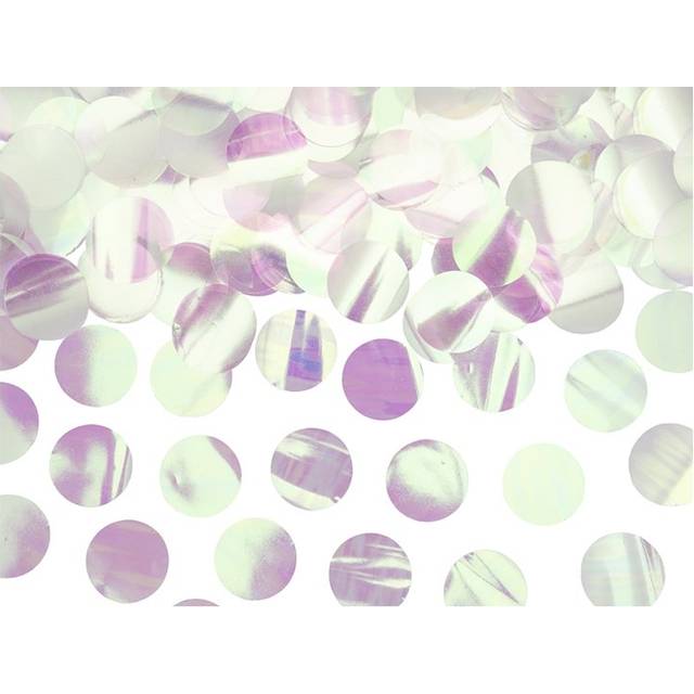 Konfetti Rund Fargeskimrende Metallic 15 Gram