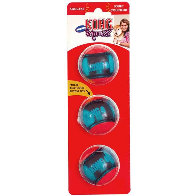 Kong Squeezz Action Ball M 3 pack