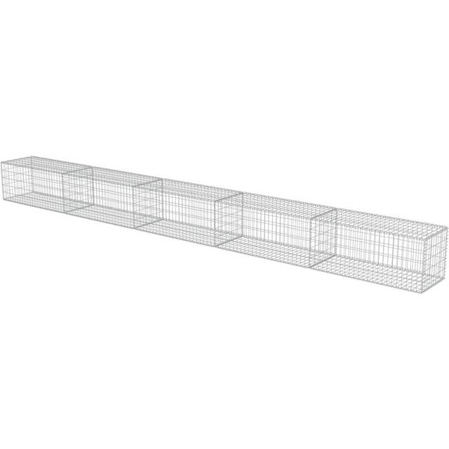 vidaXL Gabion Wall with Cover 50x50cm