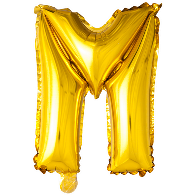 Globosnordic Folie Ballon M Guld 41 cm