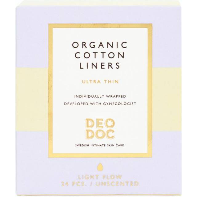 DeoDoc Organic Cotton Liners 24-pack