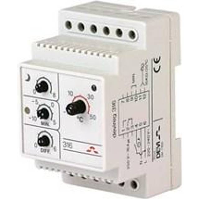 Danfoss Devireg 316 Termostat Hvit