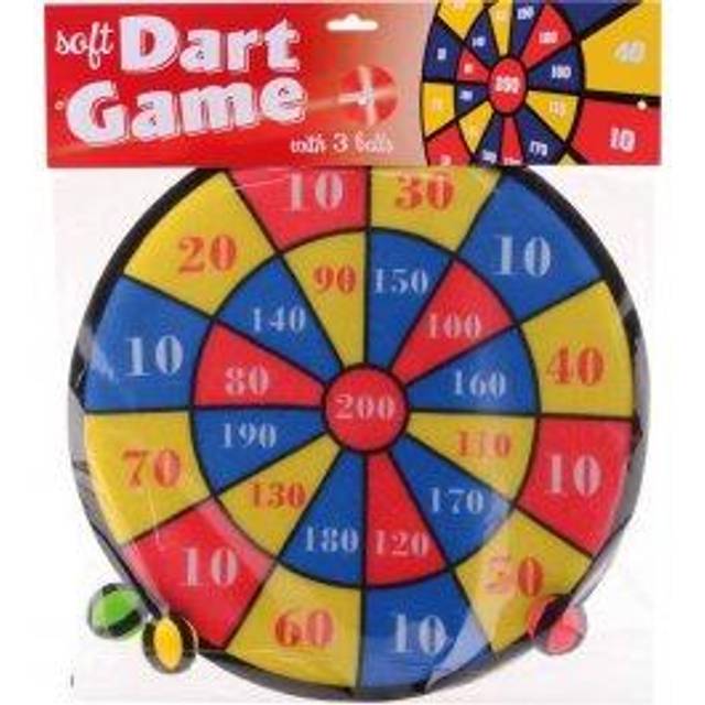Johntoy Dartspel med 3 st kardborrebollar!