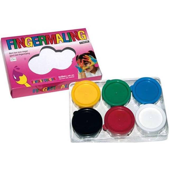 Fingermaling 35ml 6 Farver
