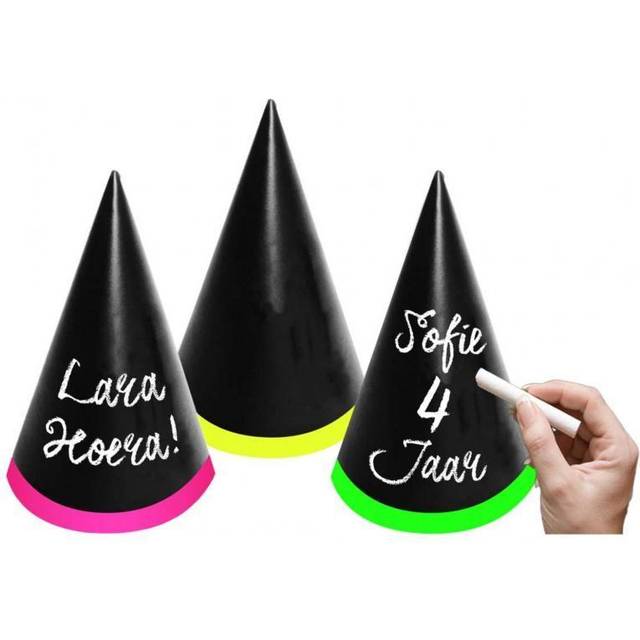 Folat BV Writable Party Hats 6 Pcs