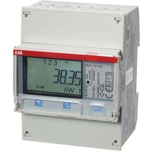 ABB Elmåler 3P+N 6A B24 112-100