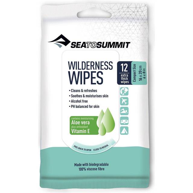Sea to Summit Wilderness Wipes 16x20cm 12-pack