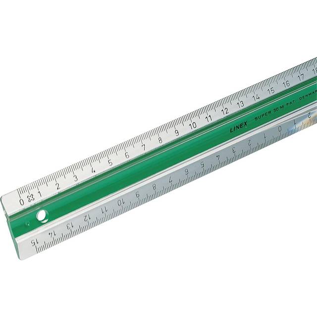 Deli Linex superlineal 20cm S20mm Grøn 10 stk