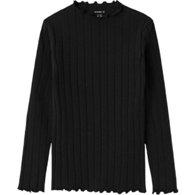 Name It NkfNoline LS Slim Top - Svart