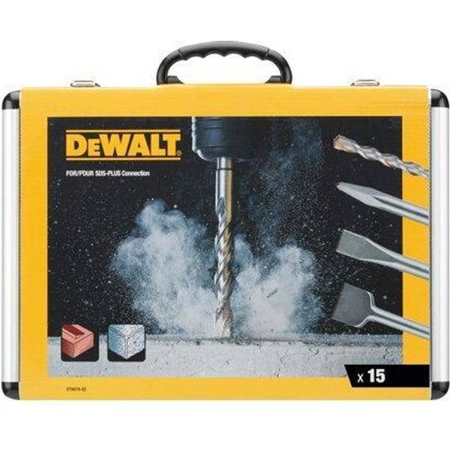 Dewalt DT9679-QZ Chisel and Drill Bit Set 15-Pieces