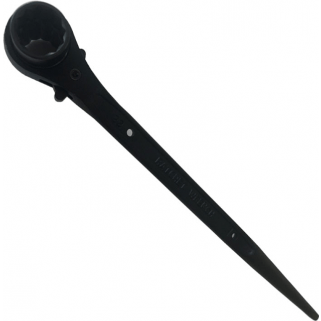Bato Stilladsnøgle 19/22mm. center spids 2945 Skralle