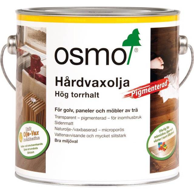Osmo 3075 Hårdvaxolja Pigmenterad Hardvoksolje 5L