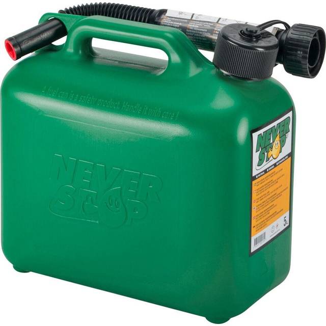 Never Stop 2605RED-PE3H Petrol Can 5L