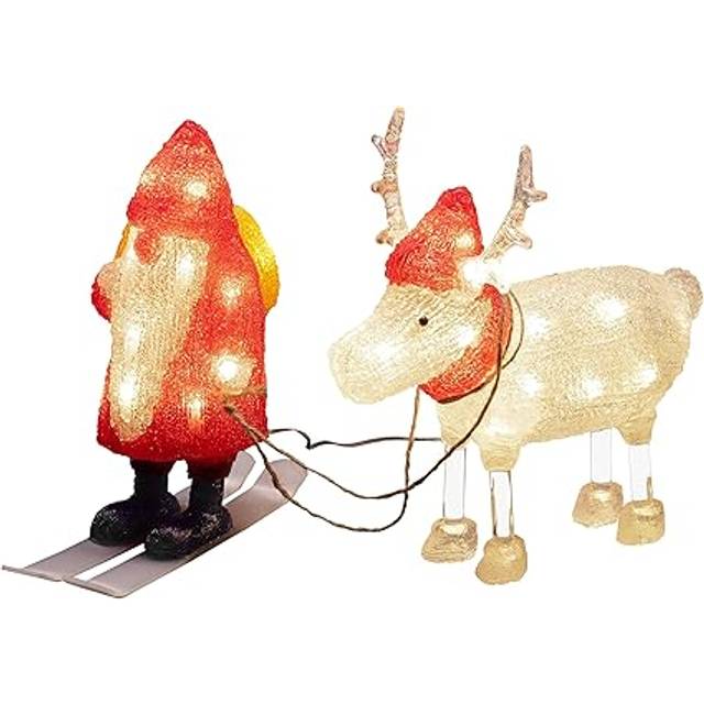 Konstsmide Santa & Reindeer