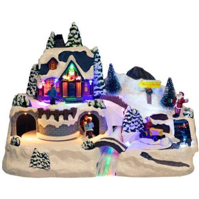 NSH Nordic River Town Multicolored Juleby 37cm