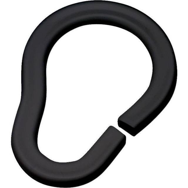 Habo Dusjforhengring Sort