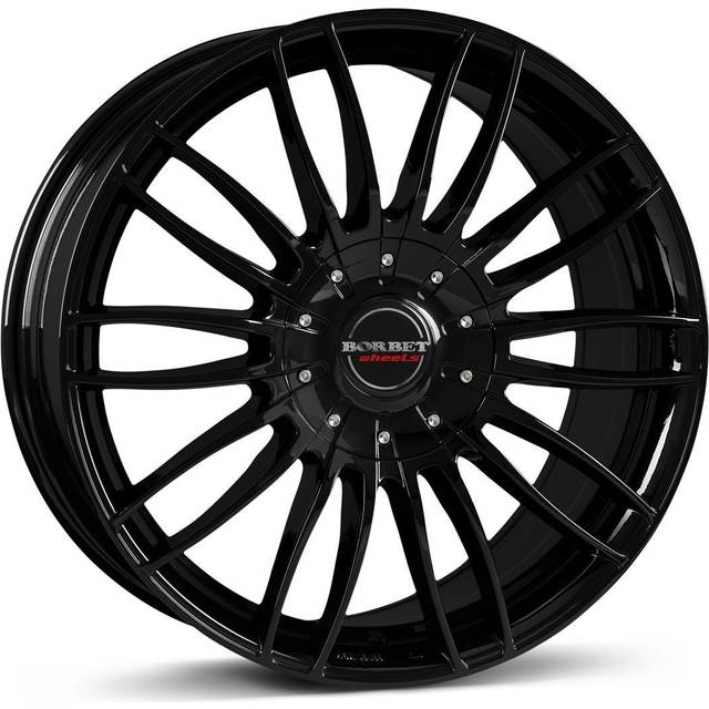 Borbet CW3 Black Glossy Commercial Wheels 7.5x18 5x127 ET40