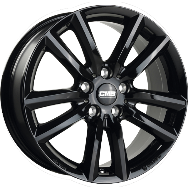 CMS C27 Complete Black Gloss Aluminiumfelger