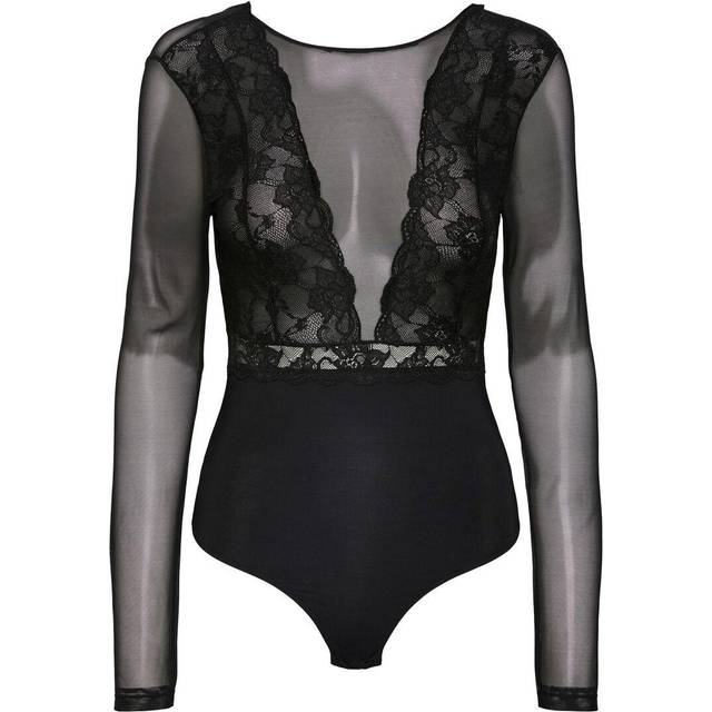 Pieces Sicca LS Bodystocking