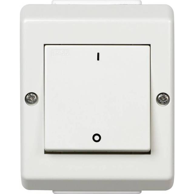 Elko Veggbryter IP55 vanntett, 2-polet