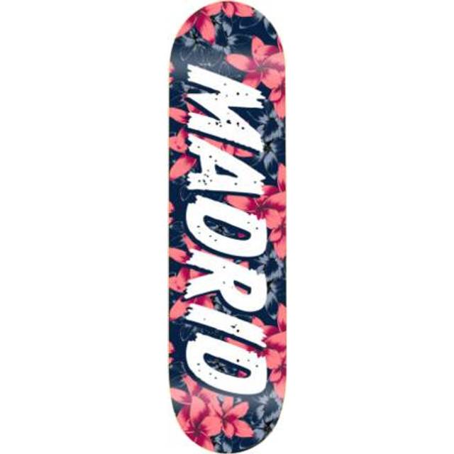 Madrid Skateboard Deck Bloom Blå/Rød 8"