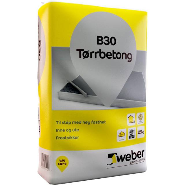 Weber B30 TØRRBETONG 25KG