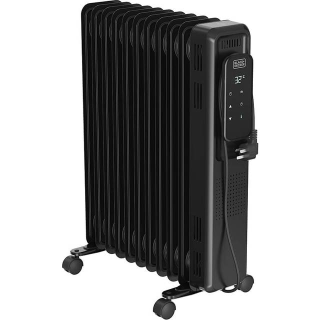 Oljefyr Digital 2500W Svart
