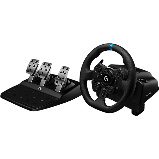 Logitech G923 Racing Wheel and Pedals for PS5, PS4 and PC (Black)