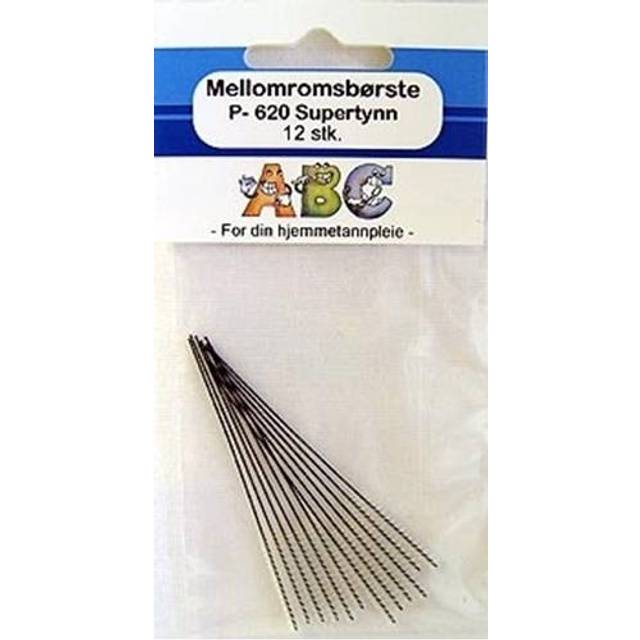 Ekulf Mellomromsbørste P-620 sort, Supertynn, 12