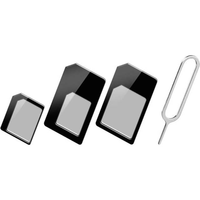 Techly 3 in 1 SIM Card Adapter
