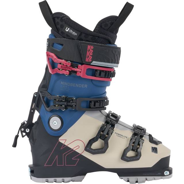K2 Mindbender 95 MV W Freeride/Touring Ski Boots - Beige/Blue/Black