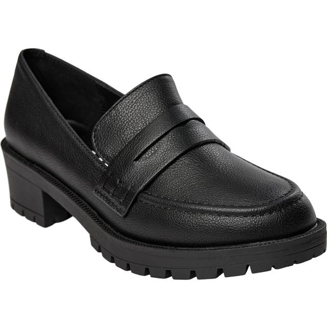 Bianco Simple Penny Loafer - Black