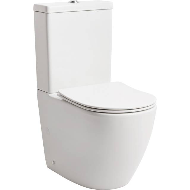 Lavabo Studio BTW Gulvstående Toalett 62x36 cm, m/slim sete, Hvit