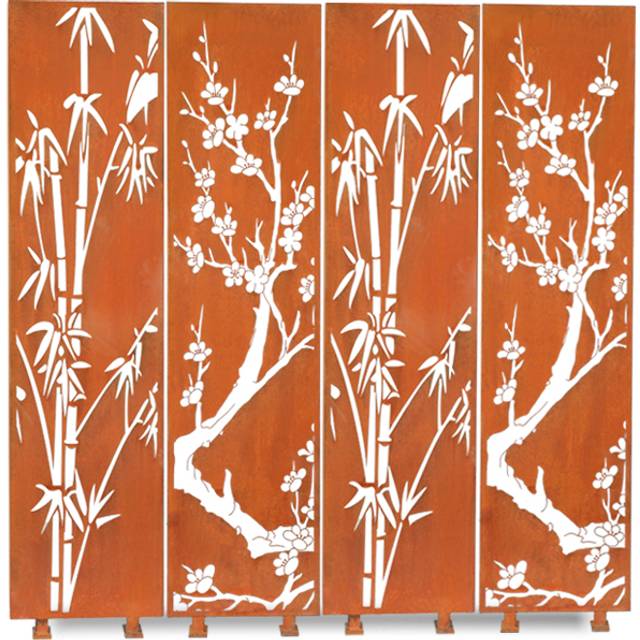 Kastanjehagen Skjermvegg – Bambusskog 180x180cm