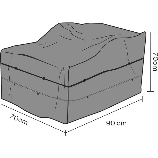 Brafab Møbeltrekk Lenestol 70 x 90 cm Premium Lenestoltrekk Svart