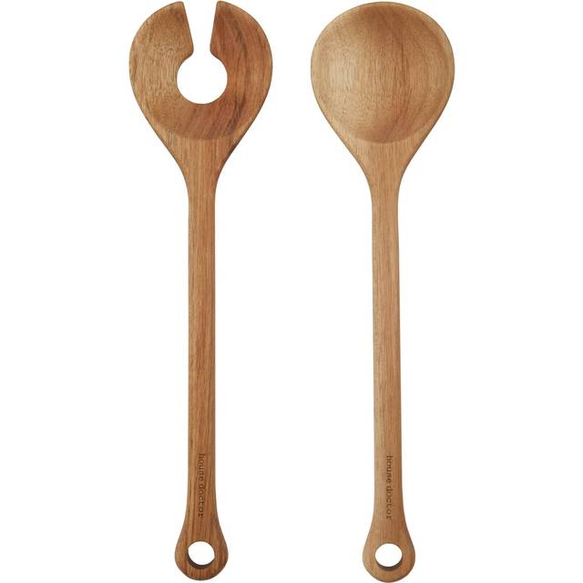 House Doctor Eya Salatbestikk Natur 2 Deler Salatbestikk 25cm