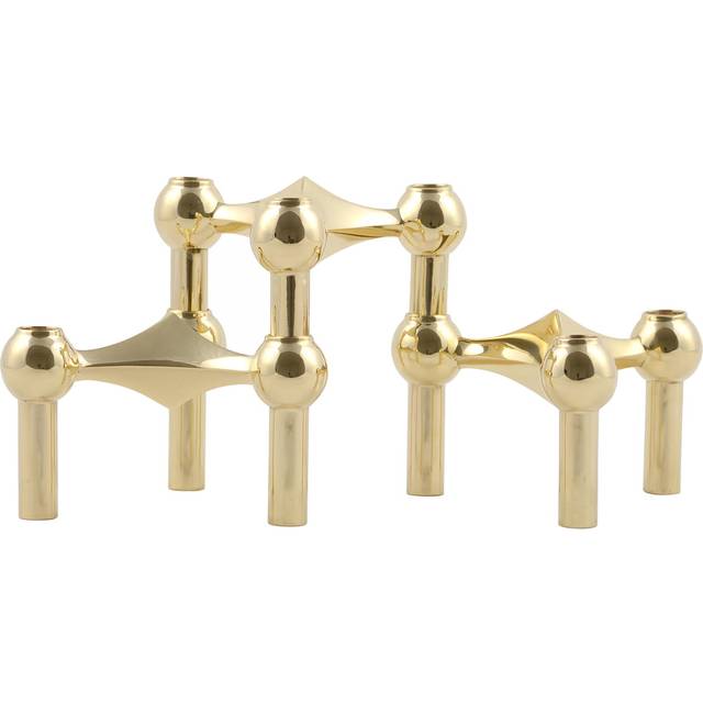 STOFF Nagel Brass Lyslykt 6.5cm 3st