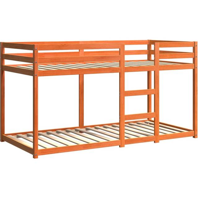 vidaXL Solid Pine Køyeseng 90x200cm