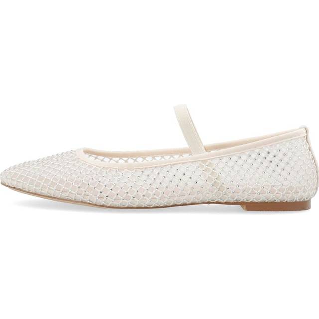 Bianco Bialilja Mesh Ballerina Kvinde - Off White