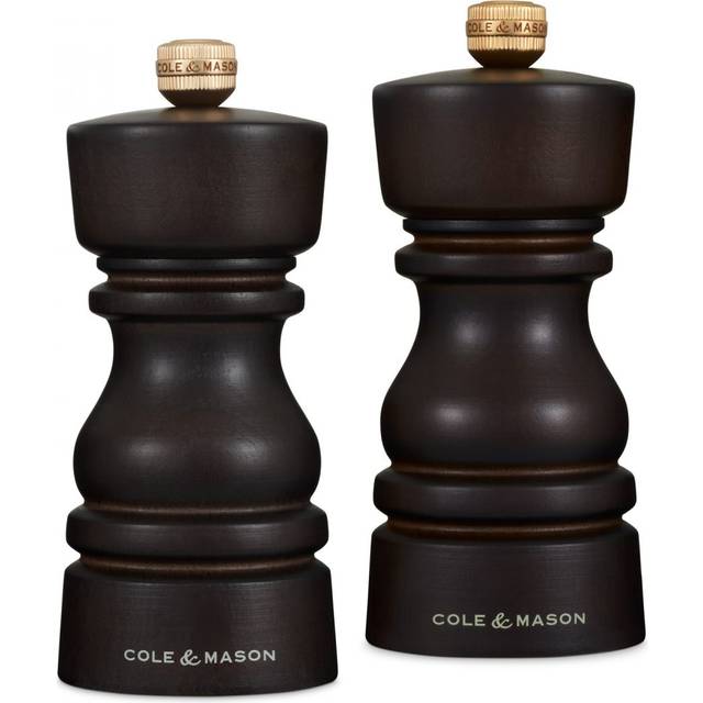 Cole & Mason London Salt- og Pepperkvernsett 13 cm Pepperkvern, Saltkvern 2st