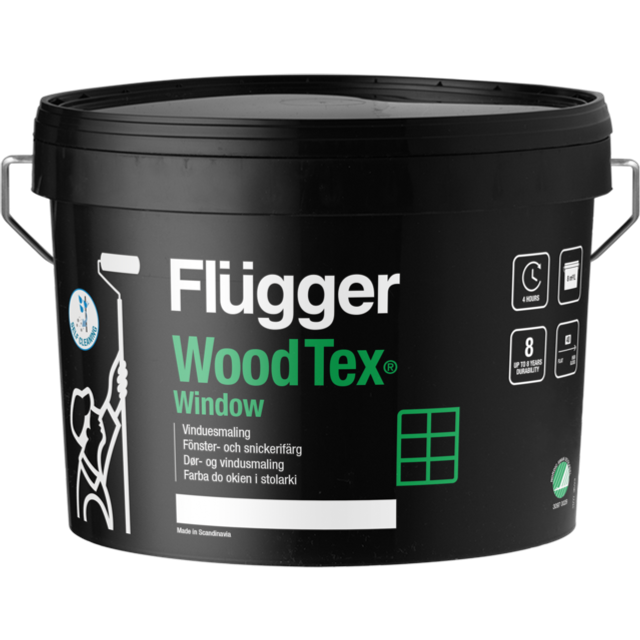 Flügger Vindusmaling Wood Tex Window