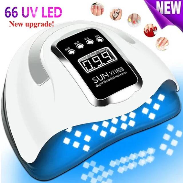 Prisma SUN X11 Max UV LED-lampe Negletørker Smart Sensor 66LEDS