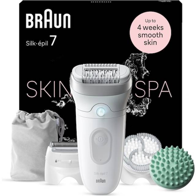 Braun Silk-épil 7 SkinSpa SE7-081 Epilator hvit/sølv
