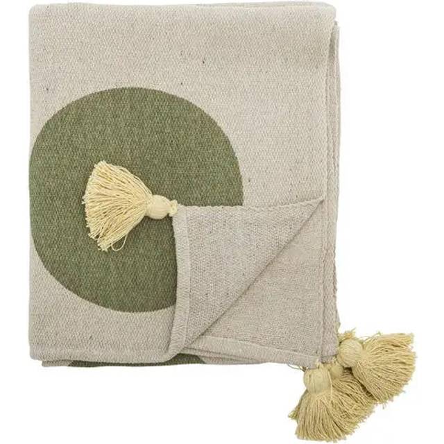 Bloomingville Clennie Pledd 130x160 cm Natur Teppe Natur, Beige