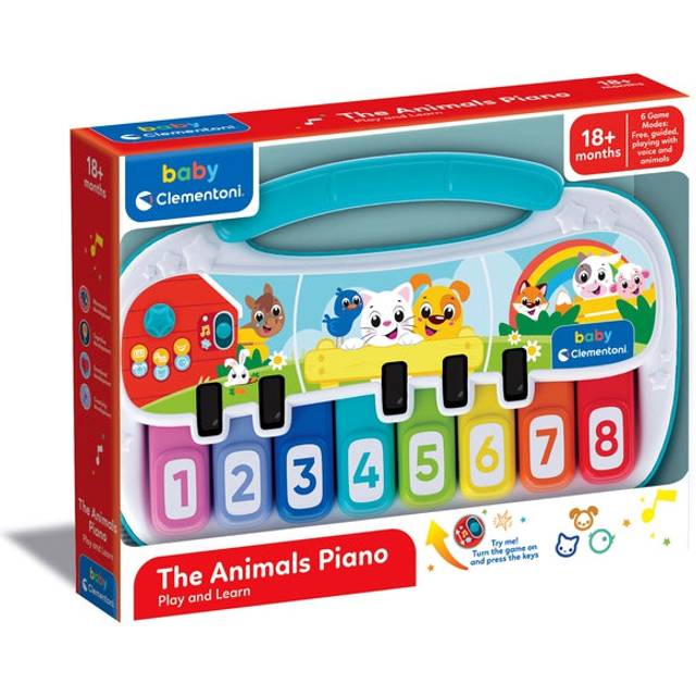 Clementoni Baby Piano Med Dyrelyder Og Musikk