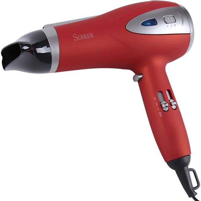 Surker 2200w hårføner med negative ioner