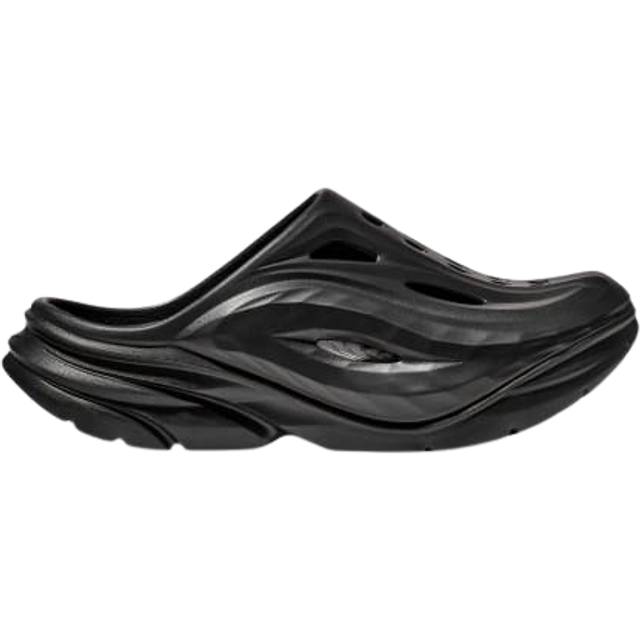 Hoka Recovery Rubber Mules Men Black